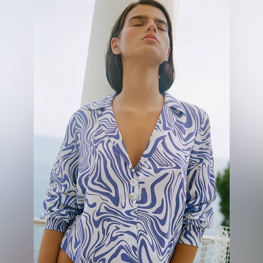 PALOMA WOOL Psychedelic Print Shirt